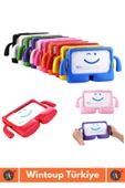 Premium Apple Samsung Uyumlu 11 Inch Silikon Yumuşak Tutacaklı Tam Koruma Kids Çocuk Tablet Kılıfı - 4