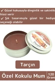 Premium Özel Metal Kutulu Arınma Huzur Meditasyon Yoga Esans Dekoratif Mum Oda Kokusu 120 Gram - 1