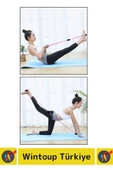 Premium Fitness Aerobik Pilates Jimnastik Egzersiz Spor Kas Açma-Germe Güçlenme Body Direnç Lastiği - 3