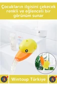 Premium Sağlam Pratik Kolay Montaj Çocuklar İçin İlgi Çekici Eğlenceli Sevimli Ördek Musluk Başlığı - 2