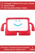 Premium Apple Samsung Uyumlu 11 Inch Silikon Yumuşak Tutacaklı Tam Koruma Kids Çocuk Tablet Kılıfı thumbnail 1