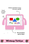 Premium Apple Samsung Uyumlu 11 Inch Silikon Yumuşak Tutacaklı Tam Koruma Kids Çocuk Tablet Kılıfı - 2