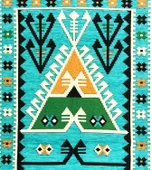 Shark Anadolu Seccade Kilim 6 Turkuaz - 6