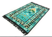 Shark Anadolu Seccade Kilim 6 Turkuaz - 4