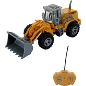 Duman Oyuncak DMNSH091-368B Kumandalı Şarjlı Işıklı Dozer / İş Makinesi -Duman - 1