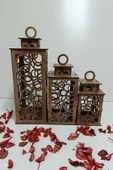 VEHER Ahşap Dekoratif Mumluk -  CT1024 MOSTAR - 3