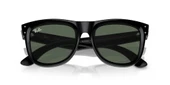 Ray-Ban Wayfarer Reverse Güneş Gözlüğü RBR0502S 6677VR Black Dark Green 50 Ekartman - 6