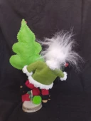 Tasarım komik Santa, Christmas ağaç.Ortalama 25 cm - 2