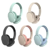 P2961 Pembe Kulak Üstü Kablosuz Bluetooth Kulaklık - 1
