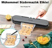 Küchen Pratic VS6910 Ev Tipi Elektrikli Vakum Makinesi - 10 Adet Vakum Poşeti Hediye - 4