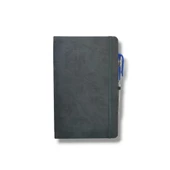 Tarihsiz 13x21 Gri Çizgili Defter ivory Kağıt - 1