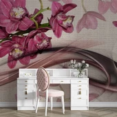 Pembe Çiçek Duvar Kağıdı thumbnail 4