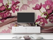 Pembe Çiçek Duvar Kağıdı thumbnail 3