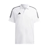 Adidas Tiro23 L Polo Erkek Spor Beyaz Tişört HS3580 - 3