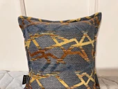 NİVEMESHOME ELYAF DOLGULU KIRLENT 45X45 MATEO 67-03 MAVİ-SARI - 1