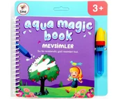 Lino Sihilirli Boyama Kitabı Mevsimler - 1