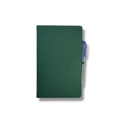 Tarihsiz 13x21 Yeşil Çizgili Defter ivory Kağıt - 2