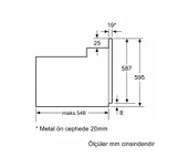 BOSCH HBF512BW1T BEYAZ ANKASTRE FIRIN thumbnail 6