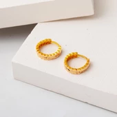 Başak Model Spor 14 Ayar Halka Altın Küpe thumbnail 3