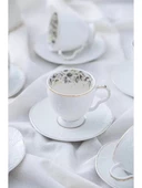 Acar SYT5714 Desenli Porselen Kahve Fincanı Takımı 6'lı thumbnail 1