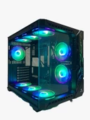 GAMEFORCE Bree 9x120 Mm Fanlı ARgb Kum Kontr lü EATX Oyuncu Bilgisayar Kasası - 2