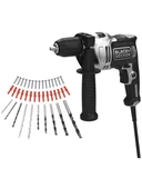 Black & Decker Black & Decker Silver Series Darbeli Matkap Seti 710 Watt BEH71A40SK-QS - 1