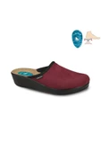 Ceyo 9932 Topuk Jelli Anatomik Taban Kışlık Kadın Terlik Bordo 36-40 - 1