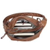 Yıkama Deri Hem Sırt Hem Omuz Kadın Çantası 21-K Barcelona 1890 - 6