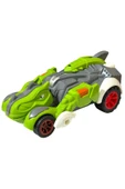 Trex Dinazor Figür Araba Sürtmeli Teker Transformers Robot Dinozor 15cm YEŞİL - 3
