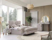 Ücretsiz Montaj-%100 MDF-Aytaşı-Bohem Necat Yatak Odası Takımı-Bazasız - 3