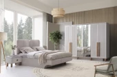 Ücretsiz Montaj-%100 MDF-Aytaşı-Bohem Necat Yatak Odası Takımı-Bazasız - 1