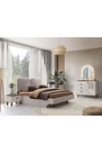 %100 MDF-Aytaşı-Bohem Saliva Aynalı Şifonyer-Makyaj Masası - 3