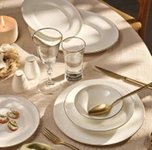 Emsan Alicia Gold 60 Parça Fıne Bone Yemek Takımı - 1