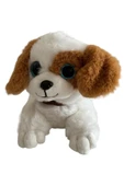 Havlayan Sevimli Peluş Köpek 25 Cm Yatan Köpek Peluş - 5