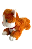Sesli Yatan Miyavlayan 25 cm Peluş Kedi Oyuncak - 9