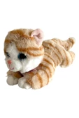 Sesli Yatan Miyavlayan 25 cm Peluş Kedi Oyuncak - 1