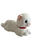 Sesli Yatan Miyavlayan 25 cm Peluş Kedi Oyuncak - 5