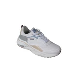 KİNETİX Kadın Siyah Beyaz Kalın Taban Sneaker Yürüyüş Günlük Spor Ayakkabı - 6