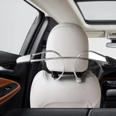 Oto Koltuk Arkası Elbise Askılığı Ceket Askısı Krom Metal Araç İçi Askılık Kaydırmaz Yüzeyli Kıyafet Askısı - 8