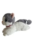 Sesli Yatan Miyavlayan 25 cm Peluş Kedi Oyuncak - 1