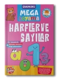 BOYAMA ZAMANI ETKİNLİKLİ MEGA BOYAMA HARFLER VE SAYILAR - 1
