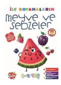 BOYAMA ZAMANI İLK BOYAMALARIM MEYVE VE SEBZELER - 1