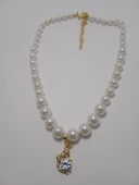 Çelik İncili kolye - 5