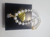 Çelik İncili kolye - 4