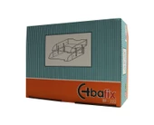Bafix Evrak Rafı Hareketli Plastik 2 Lİ Şeffaf Evrak Rafı (8 Adet) - 1