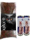 Sokak Hayvanları İçin Gurme Açıkk Kuru Mama 3 kg +Kedi Yetişkin Tavuklu Yaş Mama 415 gr - 1