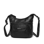 Yıkama Deri Askılı Postacı Kadın Çantası 21-K Barcelona 1894 thumbnail 12