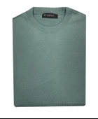 Slim Fit Erkek Sıfır Yaka Triko Kazak 7028 - 1