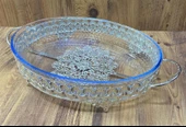 Fırın Kabı Borcamlı Sunumluk Oval Borcamlı Gümüş Renk - 2