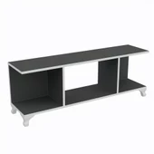 Kenzlife televizyon sehpası seul gri 038*120*30 tv ünitesi thumbnail 3